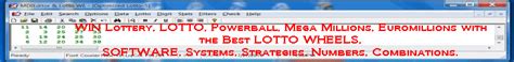 The Best Free Lotto Wheels, Reduced Lottery Systems .